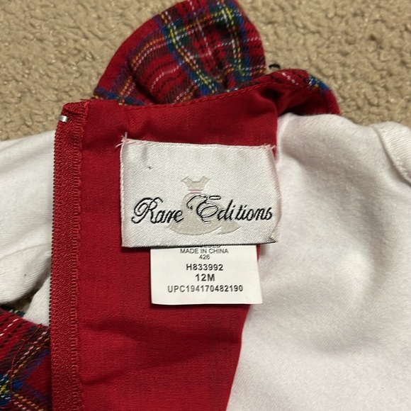 Adorable baby girl Christmas jumper by Rare Editions, size 12 mo. - Picture 6 of 9